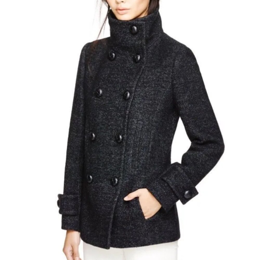 Aritzia Babaton Howell Wool Coat, Black - Size S